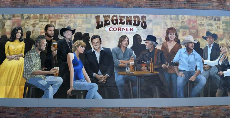 Wall Mural: Nashville's Legends