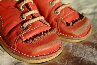 Essential human needs - children shoes