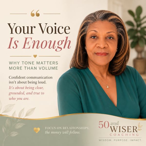Confident communication isn't about being loud. your voice is enough for confident communication